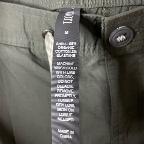 Vuori Ripstop Mid-Rise Drawstring DuraTerra Adventure Hiking Pants Army Medium - Picture 10 of 10